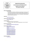 Legislative History: An Act to Amend the Definition of Ambulatory Surgical Facilities (SP833)(LD 2137) by Maine State Legislature (115th: 1990-1992)