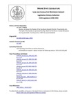 Legislative History: Resolve, to Revise the Charter of the Van Buren Hospital District (SP858)(LD 2182) by Maine State Legislature (115th: 1990-1992)