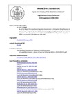 Legislative History: An Act to Repeal the Laws Governing State Investments in Companies Doing Business in South Africa (SP868)(LD 2215) by Maine State Legislature (115th: 1990-1992)