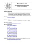 Legislative History: An Act to Clarify the Sales and Use Tax Laws Regarding Items Purchased with General Assistance Vouchers or Food Stamps (HP1586)(LD 2240) by Maine State Legislature (115th: 1990-1992)