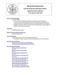 Legislative History: An Act to Clarify the Subdivision Definition under Maine Land Use Regulation Commission Laws (HP1588)(LD 2242) by Maine State Legislature (115th: 1990-1992)