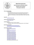 Legislative History:  An Act to Clarify Maine's Rent-to-own Laws (HP1594)(LD 2248)
