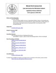 Legislative History: An Act to Extend Liability Insurance to Specialized Children's Homes (SP878)(LD 2250) by Maine State Legislature (115th: 1990-1992)