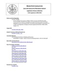 Legislative History: An Act to Require the Issuance of Motor Vehicle Insurance Identification Cards (HP1600)(LD 2262) by Maine State Legislature (115th: 1990-1992)