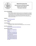 Legislative History: An Act to Establish a Budget Committee and Process for Cumberland County (HP1603)(LD 2265) by Maine State Legislature (115th: 1990-1992)