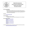 Legislative History: An Act to Amend the Eligibility Requirements for the Maine Residents Property Tax Program (HP1621)(LD 2284) by Maine State Legislature (115th: 1990-1992)