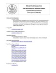 Legislative History: An Act to Ensure the Availability of Ferry Service in Casco Bay (HP1643)(LD 2306) by Maine State Legislature (115th: 1990-1992)