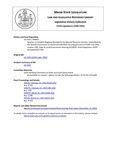 Legislative History: Resolve, to Establish Regional Boundaries for Natural Resource Services (SP905)(LD 2325) by Maine State Legislature (115th: 1990-1992)