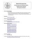 Legislative History:  An Act to Amend the Charter of the Rangeley Water District (SP964)(LD 2437)