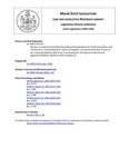 Legislative History:  Resolve, to Extend Certain Meeting and Reporting Deadlines for Study Committees and Commissions (HP1752)(LD 2440)