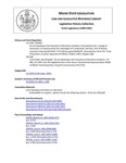 Legislative History: Joint Order, Recalling Bill, "An Act Relating to the Education of Homeless Students," SP 466, LD 1249, from the legislative files to the House (HP1398) by Maine State Legislature (115th: 1990-1992)