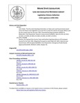 Legislative History: Joint Order, That the Joint Standing Committee on State and Local Government report out to the House such legislation as it sees fit to revise the salaries of county officers and lay the county taxes for the year 1992 (HP1507) by Maine State Legislature (115th: 1990-1992)