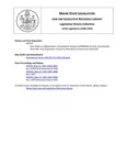Legislative History: Joint Order on Adjournment (SP715) by Maine State Legislature (115th: 1990-1992)
