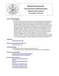 Legislative History: An Act to Facilitate Municipal Road Construction (HP144)(LD 189) by Maine State Legislature (116th: 1992-1994)