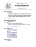 Legislative History: An Act Regarding Dam Registration Fees (HP173)(LD 225) by Maine State Legislature (116th: 1992-1994)