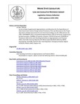 Legislative History: An Act to Make Supplemental Appropriations and Allocations for the Expenditures of State Government and to Change Certain Provisions of the Law Necessary to the Proper Operations of State Government for the Fiscal Years Ending June 30, 1994 and June 30, 1995 (HP216)(LD 284) by Maine State Legislature (116th: 1992-1994)