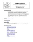 Legislative History: An Act to Prohibit Public Housing Authorities from Regulating Firearm Possession by Residents (HP259)(LD 337) by Maine State Legislature (116th: 1992-1994)