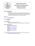 Legislative History: An Act to Require the Department of Human Services to Provide Hepatitis Vaccines for Volunteer Firefighters (HP260)(LD 338) by Maine State Legislature (116th: 1992-1994)