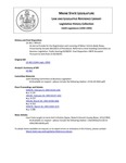 Legislative History: An Act to Provide for the Registration and Licensing of Motor Vehicle Body Shops (SP125)(LD 362) by Maine State Legislature (116th: 1992-1994)