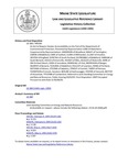 Legislative History: An Act to Require Greater Accountability on the Part of the Department of Environmental Protection (HP281)(LD 368) by Maine State Legislature (116th: 1992-1994)