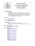 Legislative History: An Act to Establish a Part of the Boundary Between Enfield and Lowell (SP132)(LD 423) by Maine State Legislature (116th: 1992-1994)