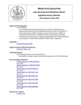 Legislative History: An Act to Repeal the Release Review Advisory Committee (SP144)(LD 435) by Maine State Legislature (116th: 1992-1994)