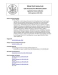 Legislative History: An Act to Require Removal of Ice Fishing Shacks from Private Property (HP339)(LD 442) by Maine State Legislature (116th: 1992-1994)