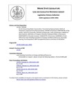 Legislative History: An Act Concerning Water Conservation (HP340)(LD 443) by Maine State Legislature (116th: 1992-1994)