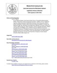 Legislative History: An Act Making Changes in the Financial Order Process (HP372)(LD 475) by Maine State Legislature (116th: 1992-1994)