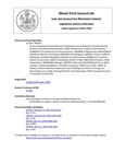 Legislative History: An Act to Exempt Permitted Borrow Pit Operations from Municipal Shoreland Zoning Review (HP393)(LD 506) by Maine State Legislature (116th: 1992-1994)