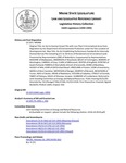 Legislative History: An Act to Exempt Gravel Pits with Less Than 5 Unreclaimed Acres from Regulation by the Department of Environmental Protection under the Site Location of Development Act (HP406)(LD 519) by Maine State Legislature (116th: 1992-1994)