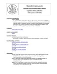 Legislative History: An Act to Establish a School Choice Program (HP434)(LD 553) by Maine State Legislature (116th: 1992-1994)