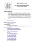 Legislative History: An Act to Protect Consumers when Disconnecting Cable Television Services (SP195)(LD 631) by Maine State Legislature (116th: 1992-1994)