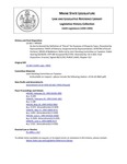 Legislative History: An Act to Amend the Definition of "Parcel" for Purposes of Property Taxes (HP504)(LD 662) by Maine State Legislature (116th: 1992-1994)