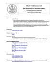 Legislative History: An Act to Require Legislative Oversight of Agency Rulemaking (HP510)(LD 668) by Maine State Legislature (116th: 1992-1994)