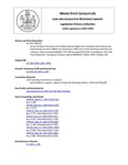 Legislative History: An Act to Make Provisions of the Maine Human Rights Act Consistent with Federal Law (SP235)(LD 728) by Maine State Legislature (116th: 1992-1994)