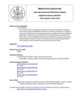 Legislative History: An Act Concerning the Composition of Appointed Governmental Boards in the State (SP236)(LD 729) by Maine State Legislature (116th: 1992-1994)