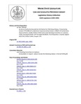 Legislative History: An Act to Clarify the Grounds for Civil Action for Child Sexual Abuse (SP250)(LD 769) by Maine State Legislature (116th: 1992-1994)