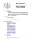 Legislative History: An Act to Introduce Greater Efficiency in the Provision of Certain State Services (HP577)(LD 781) by Maine State Legislature (116th: 1992-1994)