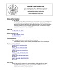 Legislative History: An Act Regarding the Motor Vehicle Emission Inspection Program (SP258)(LD 796) by Maine State Legislature (116th: 1992-1994)