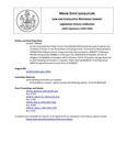 Legislative History:  An Act to Exempt from State Income Tax Individual Retirement Accounts Funds for the Purchase of Homes or the Renovations of Existing Homes (HP595)(LD 810)