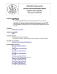 Legislative History: An Act Regarding Certification Fees for Adult Education Teachers (HP619)(LD 843) by Maine State Legislature (116th: 1992-1994)