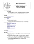 Legislative History: An Act Concerning Victims of Stalking (SP284)(LD 855) by Maine State Legislature (116th: 1992-1994)