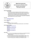 Legislative History: An Act to Restrict Helicopter Overflights by the Maine Drug Enforcement Agency (HP639)(LD 870) by Maine State Legislature (116th: 1992-1994)