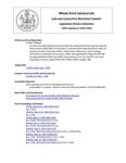 Legislative History: An Act to Establish Maximum Interest Rates for Automobile Financing (HP656)(LD 894) by Maine State Legislature (116th: 1992-1994)