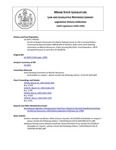 Legislative History: An Act to Require Possession of a Maine Fishing License to Fish in Coastal Waters (HP762)(LD 1029) by Maine State Legislature (116th: 1992-1994)