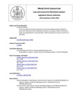 Legislative History:  An Act to Clarify Air Emission Standards (HP763)(LD 1030)