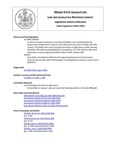 Legislative History: An Act to Provide Consistency in the Animal Welfare Laws (SP345)(LD 1040) by Maine State Legislature (116th: 1992-1994)