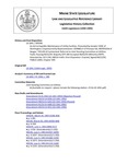 Legislative History: An Act to Expedite Maintenance of Utility Facilities (SP346)(LD 1041) by Maine State Legislature (116th: 1992-1994)