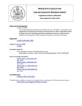 Legislative History: An Act Repealing Advisory Boards on Banking and Insurance Matters (HP801)(LD 1087) by Maine State Legislature (116th: 1992-1994)